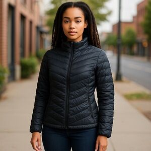 SIMONS I.FIV5 Women's Black Jacket Vest (perfect for spring & fall)